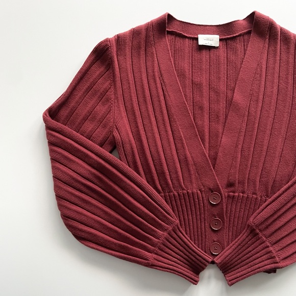 Aritzia Sweaters - Wilfred Plunge Front Cardigan